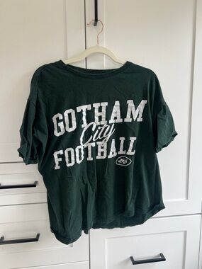 Gotham City Football Short Sleeve Tee - Dark Green